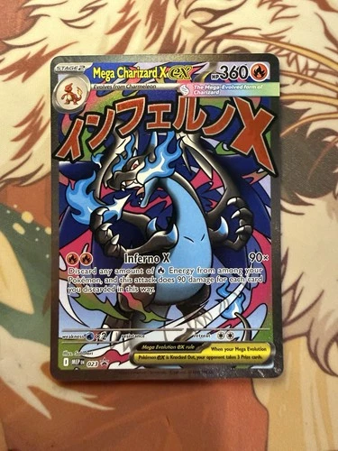 New ListingMega Charizard x EX 023 Me: Mega Evolution Promo Holo Pokemon Card Near Mint