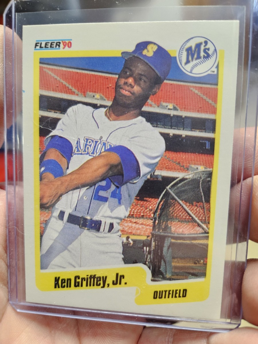 1990 Fleer, Ken Griffey Jr Blue Dot Error Card Number 513 | eBay