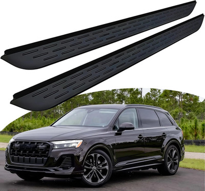 2PCS Running Boards Side Steps Nerf Bars Fits For Audi Q7 2016-2025 2026 2027