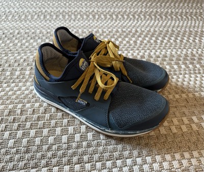 LEMS Mesa Hiking Trail Running Vegan Sneakers Shoes - men s 11 D - Coastal Blue