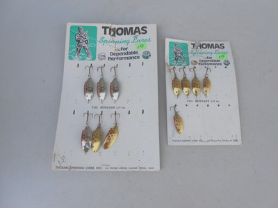10 Old Discontinued Thomas Buoyant  T102  1/4oz Silver &  T101  Gold  Lure NOS