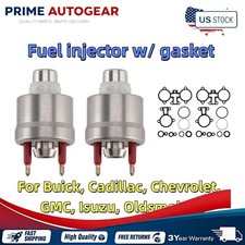 2x Fuel Injector For Chevrolet Gmc C1500 C2500 K1500 K2500 Cadillac Buick Isuzu