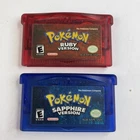 Pokémon Ruby Pokemon Sapphire GBA Authentic Lot New Batteries Saves Nintendo