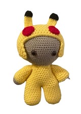 Pikachu Pok mon Amigurumi Crochet Plush Figure Handmade