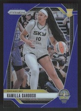 2024 Panini Prizm WNBA #93 Kamilla Cardoso Blue Prizms #/199 RC
