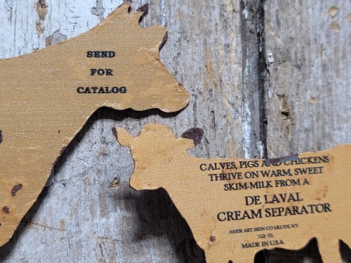 VINTAGE DE LAVAL OLD SIGN TIN METAL DAIRY FARM COWS MILK CREAM CHEESE SEPARATOR - Picture 16 of 21