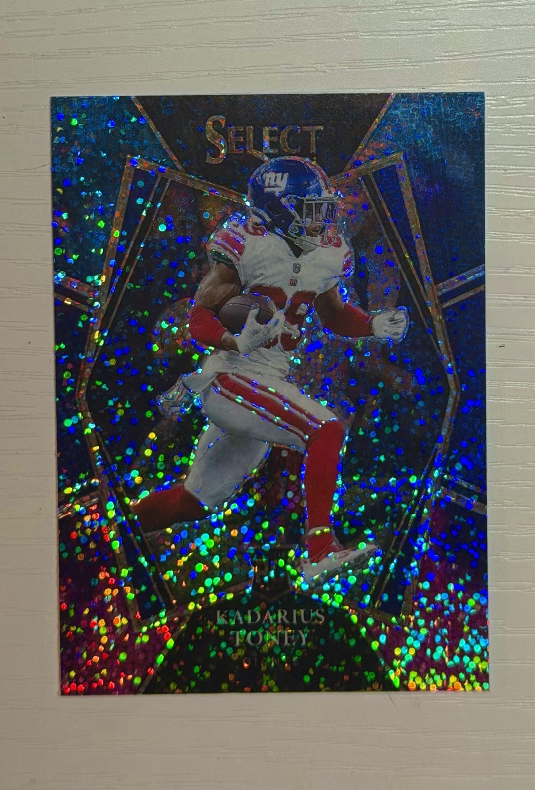 2021 Panini Select - Premier Level Kadarius Toney #152 Cosmic Prizm (RC)
