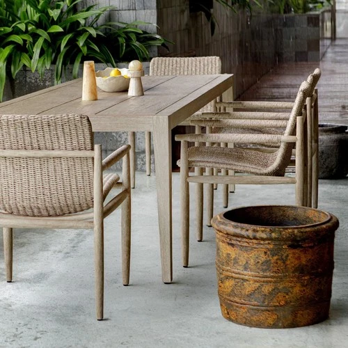 Uttermost 17139 Weathered Relic Rust Black Outdoor Planter - Picture 2 of 5