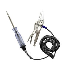 Astro Tools 7762 Circuit Tester Light w/Locking Pliers Ground That Won't Rip