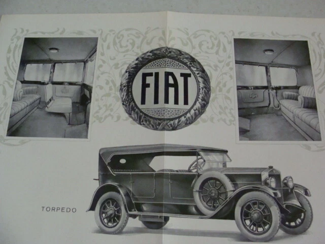 Brochure Fiat 512 Torpedo coupè Laundalet 1927 - Immagine 3 di 4