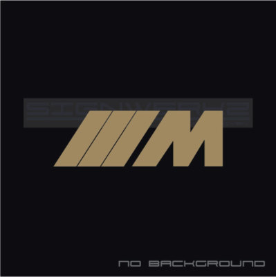 M Decal Sticker Logo M Performance M1 M2 M3 M4 M5 MX5 MZ4 X3 X5 BMW Pair