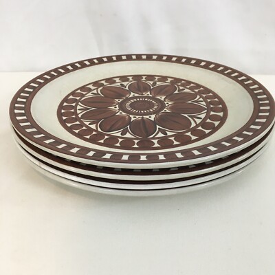Medallion Stonehenge Midwinter Staffordshire England Dinner Plates (4)