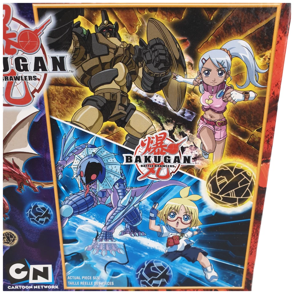 Nuevo rompecabezas BAKUGAN Battle Brawlers 100 piezas Cartoon Network 5+ Ret 2008 Nuevo de Lote Antiguo Regalo Foto 3 de 4
