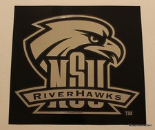 Northeastern State University Riverhawks Lg Window Graphic Sticker Decal USA