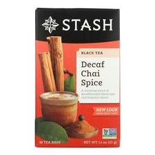 Stash Decaf Tea Chai Spice - 18 per Pack 6 Packs Total