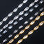 thumbnail 3  - 1 Meter CZ Baguette Necklace Link Chain DIY Jewelry Making Findings Accessories