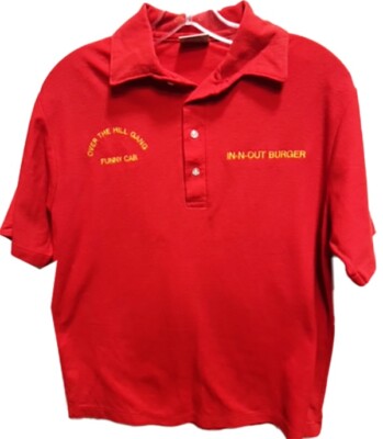 VRHTF ORIGINAL NHRA VINTAGE ''OVER THE HILL GANG'' ''IN N OUT'' FUNNY CAR'' MED SHIRT