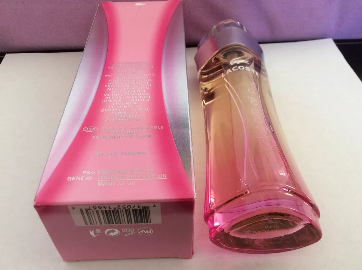 LACOSTE Of Pink for WOMEN Perfume oz 90 ml | eBay