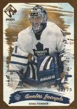 2000-01 Private Stock Gold #93 Curtis Joseph/75