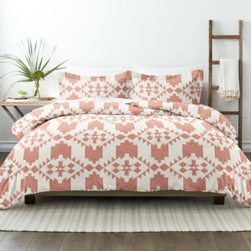 Kaycie Gray Fashion Adobe Diamond Reversible Duvet Cover Wrinkle Free (3 Piece) - Imagen 1 de 14