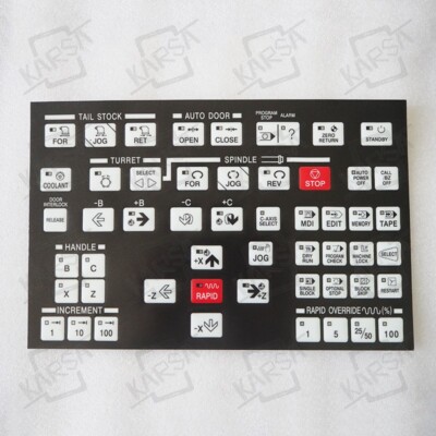 Operating Keypad Film For Hyundai Kia Wia Kiaturn SKT SKT21 KIT450 CNC Lathe