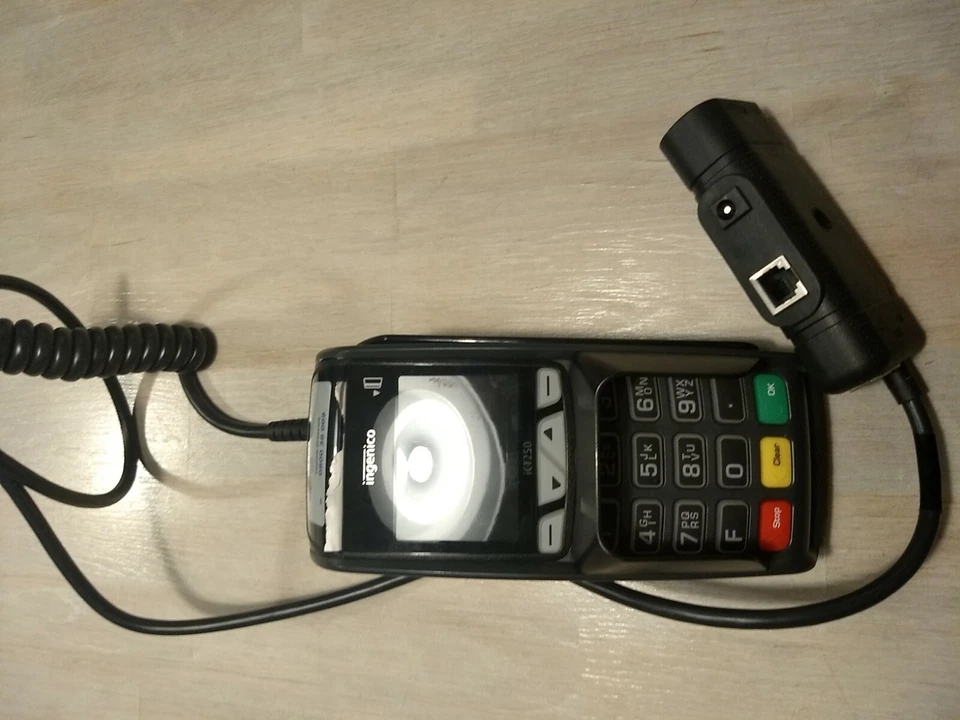 Ingenico Kartenzahlungsgerät iCT250 V3 EC-Terminal Kartenterminal, ohne netzeil - Bild 2 von 4