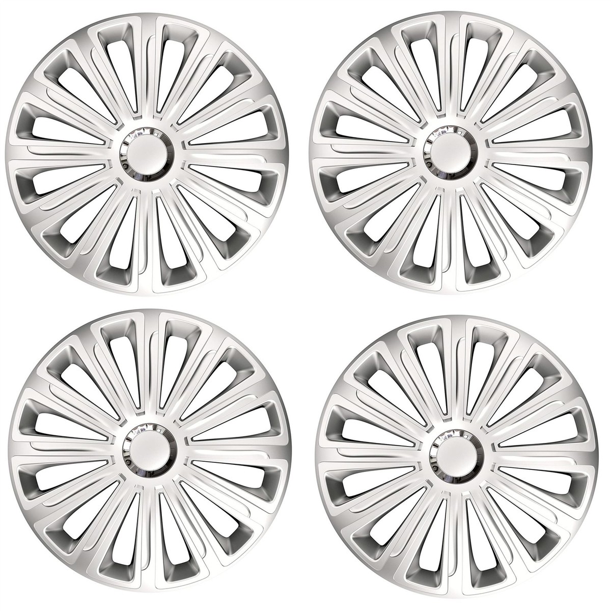 UKB4C Set Of 4 NEX 14" Wheel Trims Hub Caps - Fits Citroen C1, C2, C3, C4, Saxo