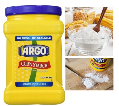 ARGO 100% PURE BAKING CORN STARCH THICKENS SAUCES & GRAVIES 2.19Lb. Pack