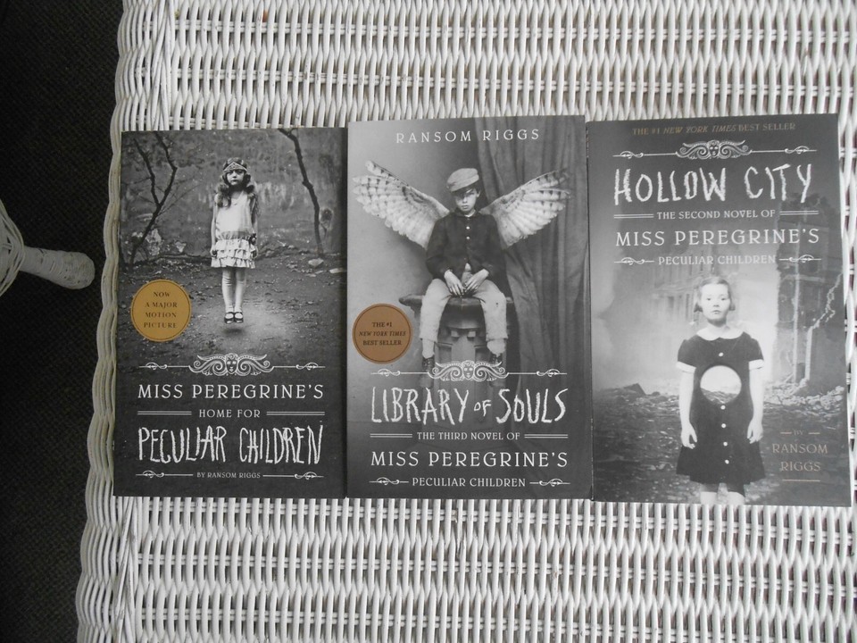 Lot 3 Ransom paperback Riggs Books Miss Peregrine’s Home For Peculiar