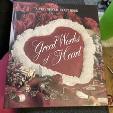 Vtg A Very Special Craft Book Great Works of Heart 1991