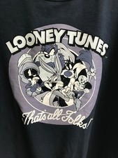 Looney Tunes Sweatshirt That's All Folks Warner Bros XL