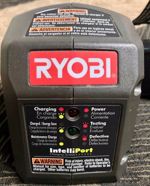 Ryobi 18 Volt 18v Dual Chemistry Intelligent Battery Charger Model P116