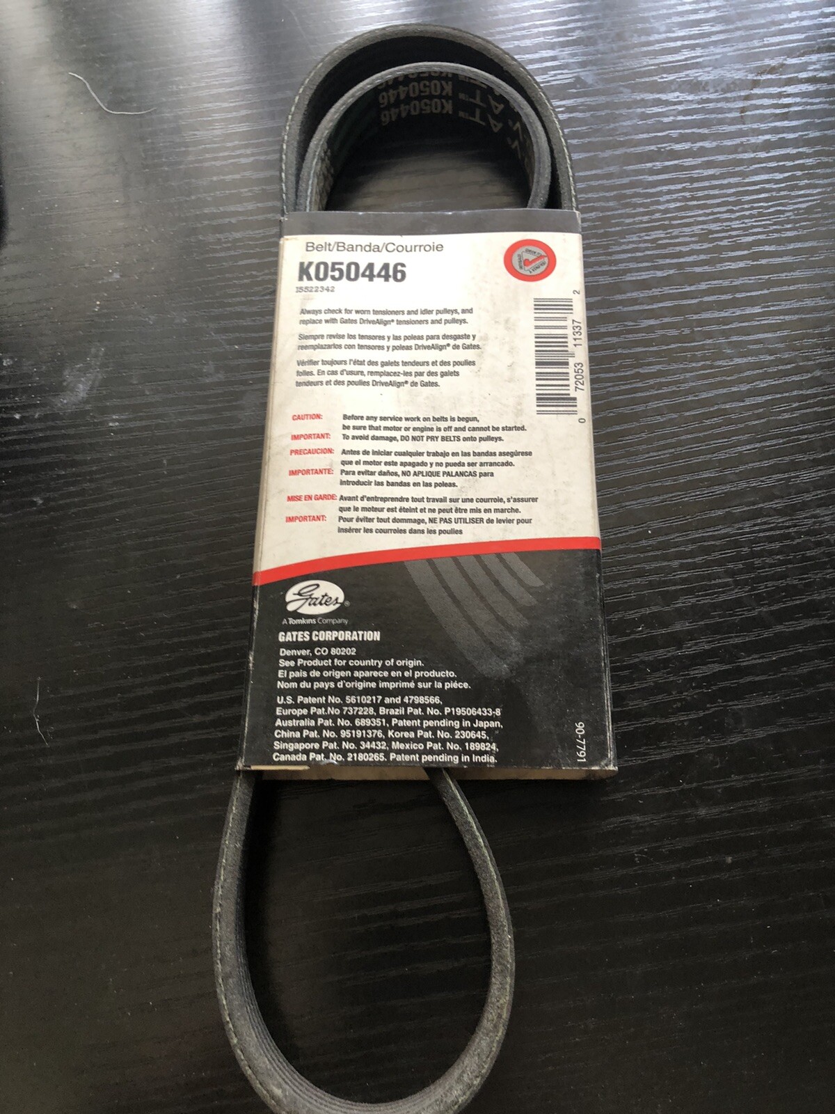 Serpentine Belt-Premium, OE Micro-V Belt Gates K050446... | eBay