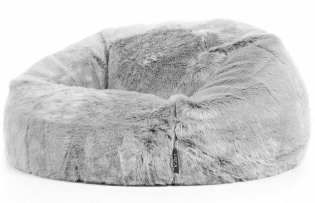 Icon Extra Large Luxury Faux Fur, Extra Large Bean Bag Chair Pattern