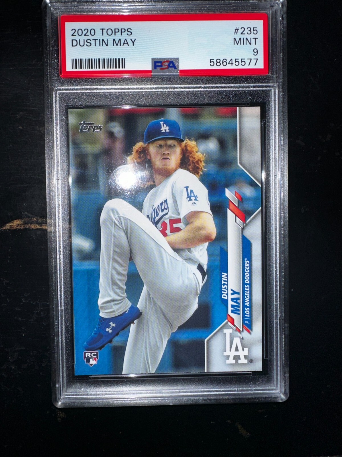 Dustin May RC #235 - 2020 Topps - PSA 9 MINT