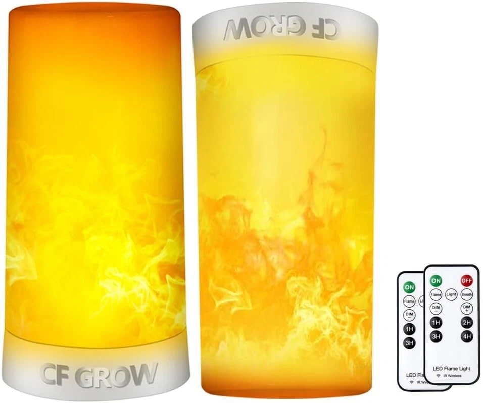 Elegant Waterproof Flame Effect Candle Light - Timer & Magnetic Base Design - Image 3 of 4