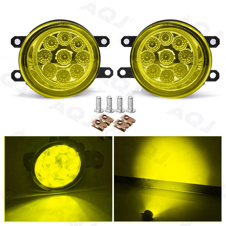 For LEXUS IS F 2008-2013 Factory Bumper Replacement Pair Yellow LED Fog Lights Foto 4 de 4