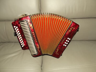 Hohner Diatonisches Akkordeon Corso TON C/F Hergestellt in Deutschland Accordion
