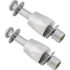 Coilover Shock Mount Pair, 5/8 Inch Bolt, 4-1/2 Inch, Polished
