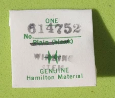 Vintage Hamilton watch winding stem 614752 Hamilton genuine original vintage NOS