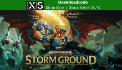 NEU für XBOX One Series X S Spiel Warhammer Age of Sigmar Storm Ground Game Key