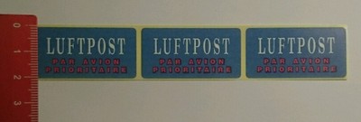 Aufkleber/Sticker: Luftpost Par Avion Prioritaire (03091616)