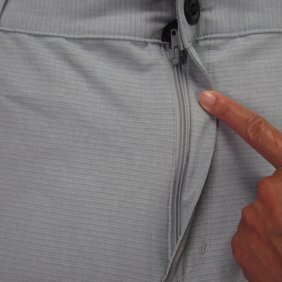 Pantalones Cortos World Wide Sportsman Para Hombre 36 Gris Chino Bolsillos Ligeros Golf Foto 4 de 4