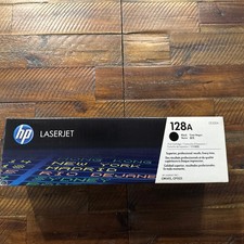 Genuine OEM HP 128A Black LaserJet Toner Cartridge CE320A Sealed