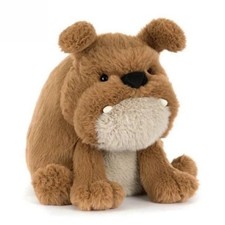Jelly Derrek Dog Soft Plush Toy Brown Stuffed Animal Doll 23cm  Cat Dust Bag 