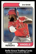 2023 Topps Heritage Luis Rengifo #223 Los Angeles Angels MLB Baseball 