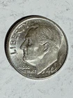 1964-D Roosevelt Dime 90% Silver in AU Condition, D over D error?