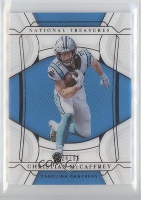 2021 Panini National Treasures 24/99 Christian McCaffrey #28 6q5
