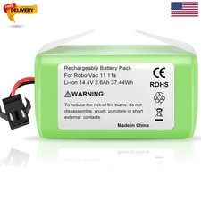 14.4V 2600mAh Battery Compatible with Eufy RoboVac 11S 15C 30C