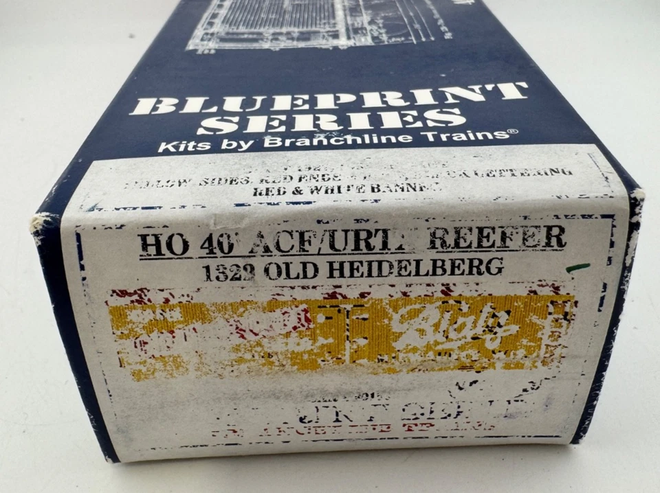 Branchline 1322 HO Scale Old Heidelberg 40' ACF/URTZ Reefer Road #90158 - Image 4 of 4